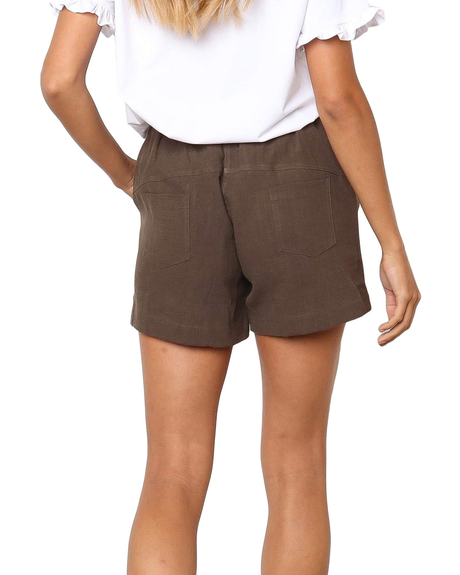 Azura Exchange Faylin Khaki Shorts - 2XL