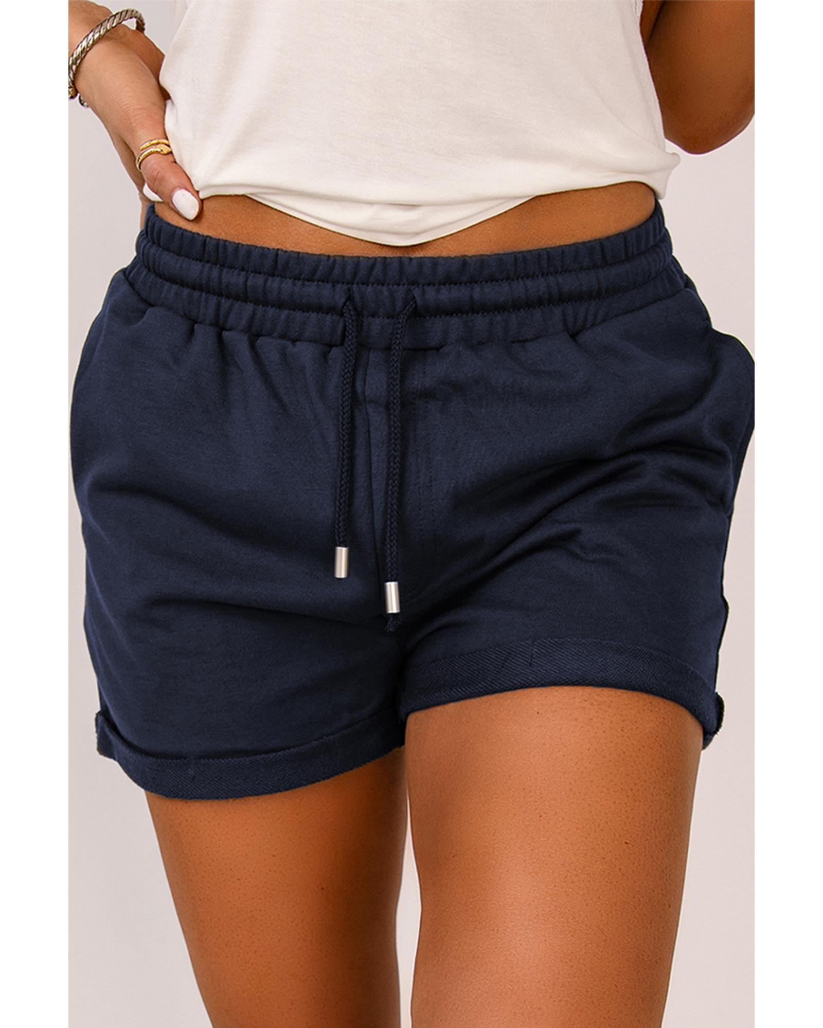 Azura Exchange Tie Waist Lounge Shorts - M