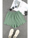 Azura Exchange High Waist Ruffle Shorts with Pockets - L