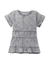 Azura Exchange Tiered Denim Top - L
