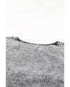Azura Exchange Tiered Denim Top - L