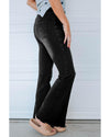 Azura Exchange Distressed Bell Bottom Denim Pants - S