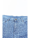 Azura Exchange Leopard Print High Waist Flare Jeans - 12 US