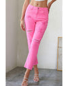 Azura Exchange Patchwork Straight Leg Jeans - 10 US