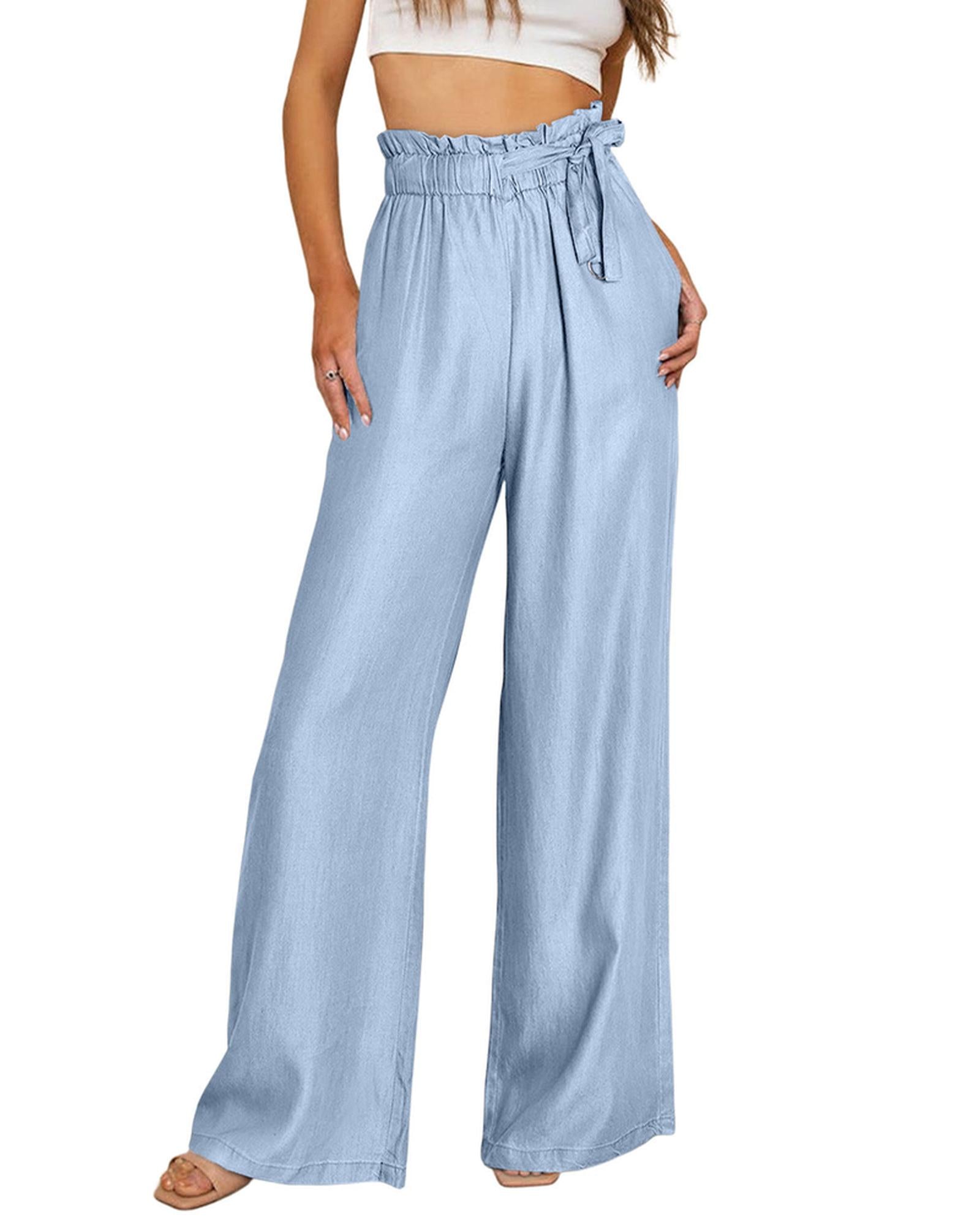 Azura Exchange High Waist Wide Leg Tencel Jeans - 16 US