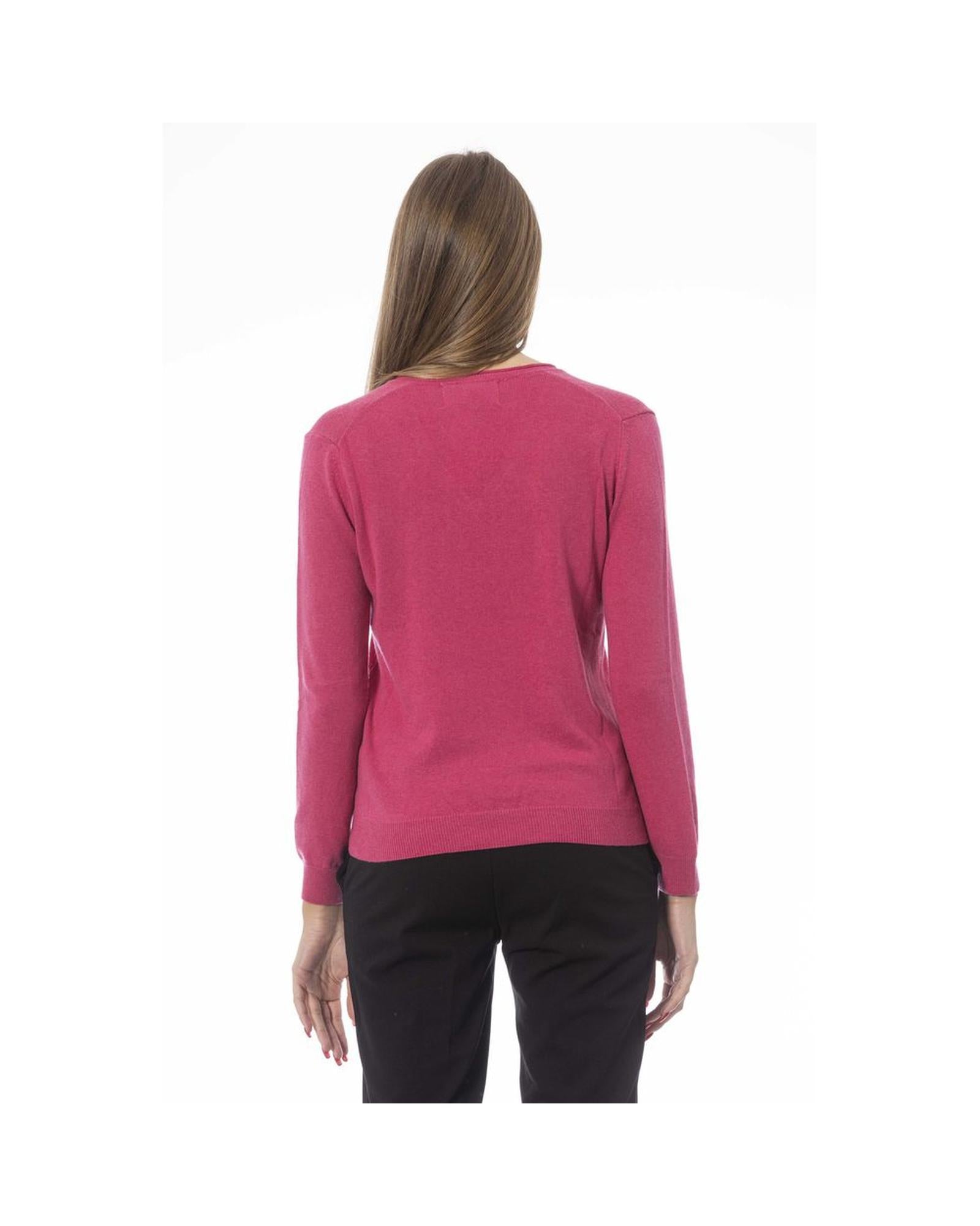 Baldinini Trend Women's Fuchsia Polyamide Sweater - L