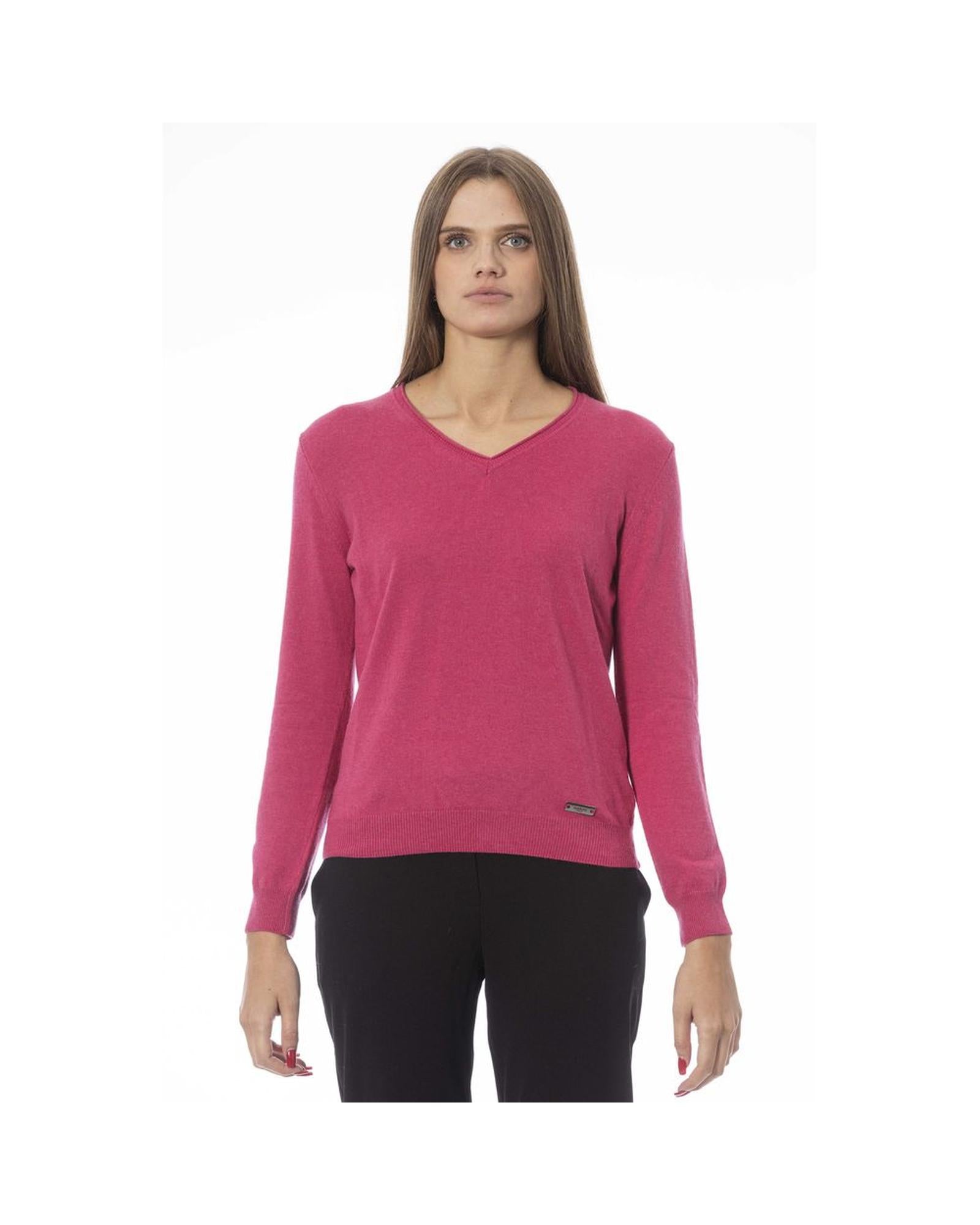 Baldinini Trend Women's Fuchsia Polyamide Sweater - M