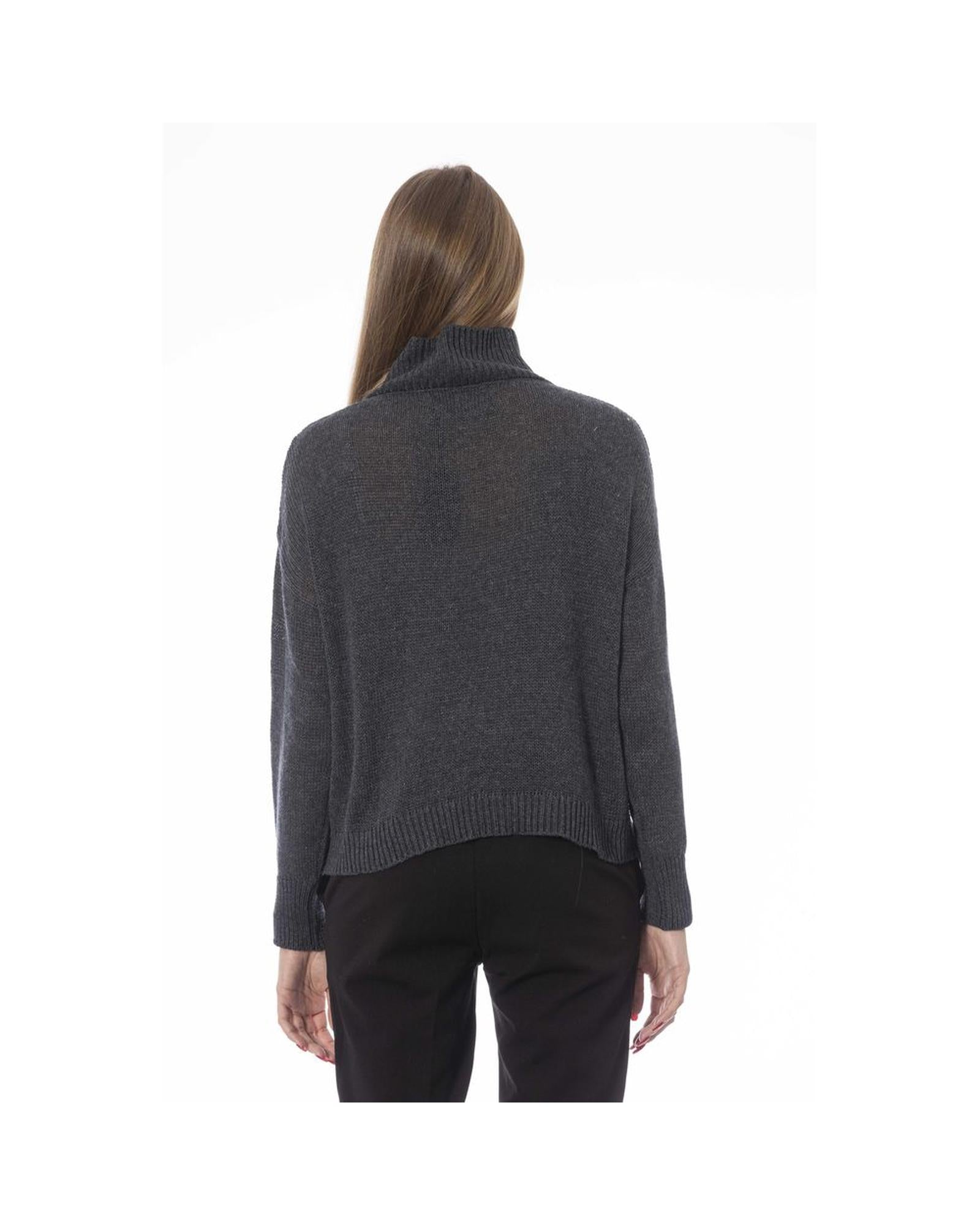 Baldinini Trend Women's Gray Viscose Sweater - M