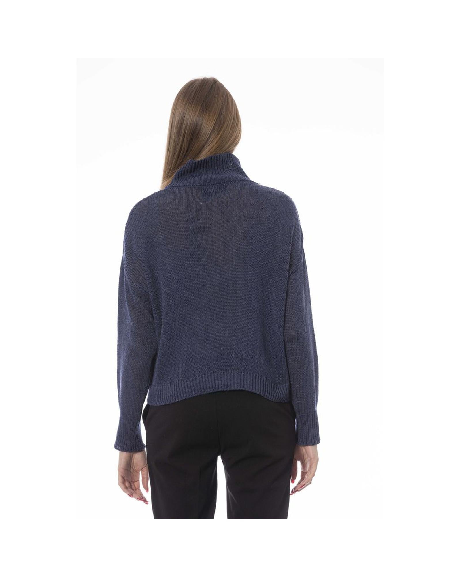 Baldinini Trend Women's Blue Viscose Sweater - M