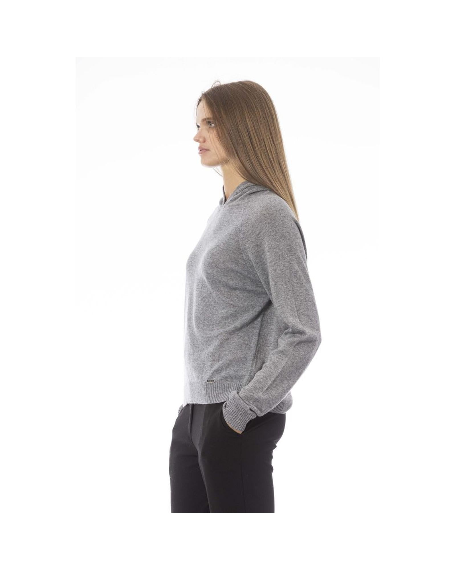 Baldinini Trend Women's Gray Viscose Sweater - M