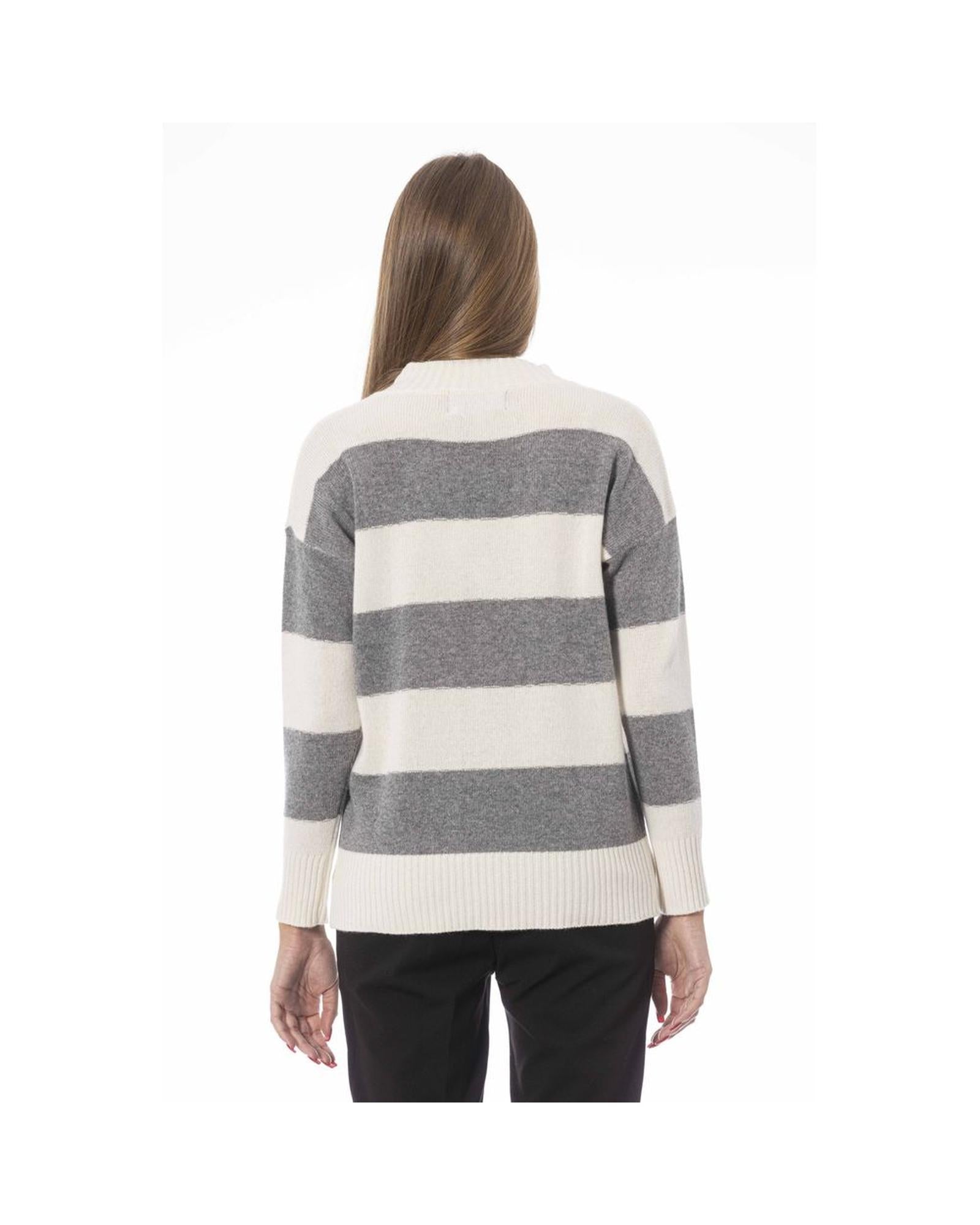 Baldinini Trend Women's Gray Wool Sweater - M