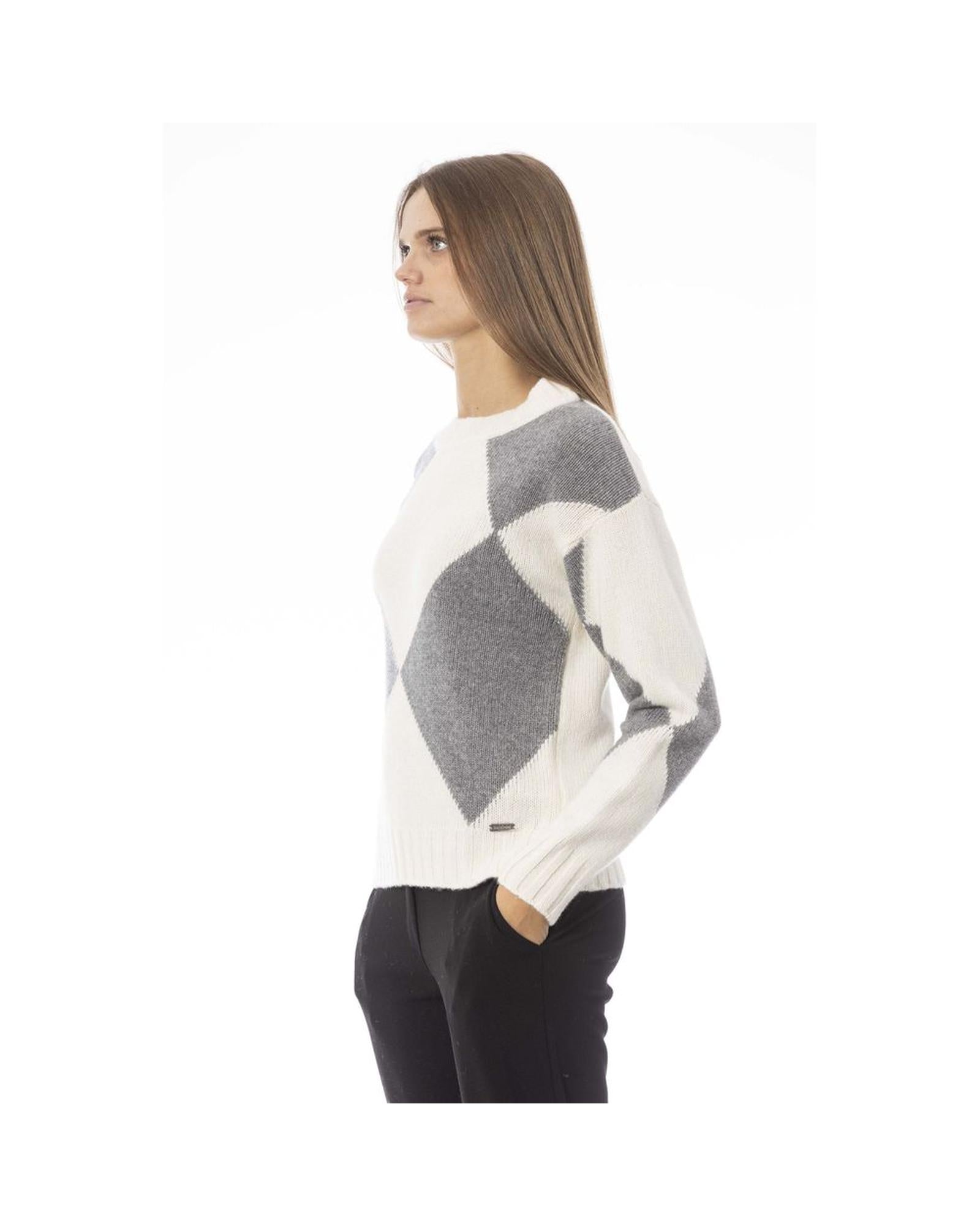 Baldinini Trend Women's Gray Wool Sweater - M