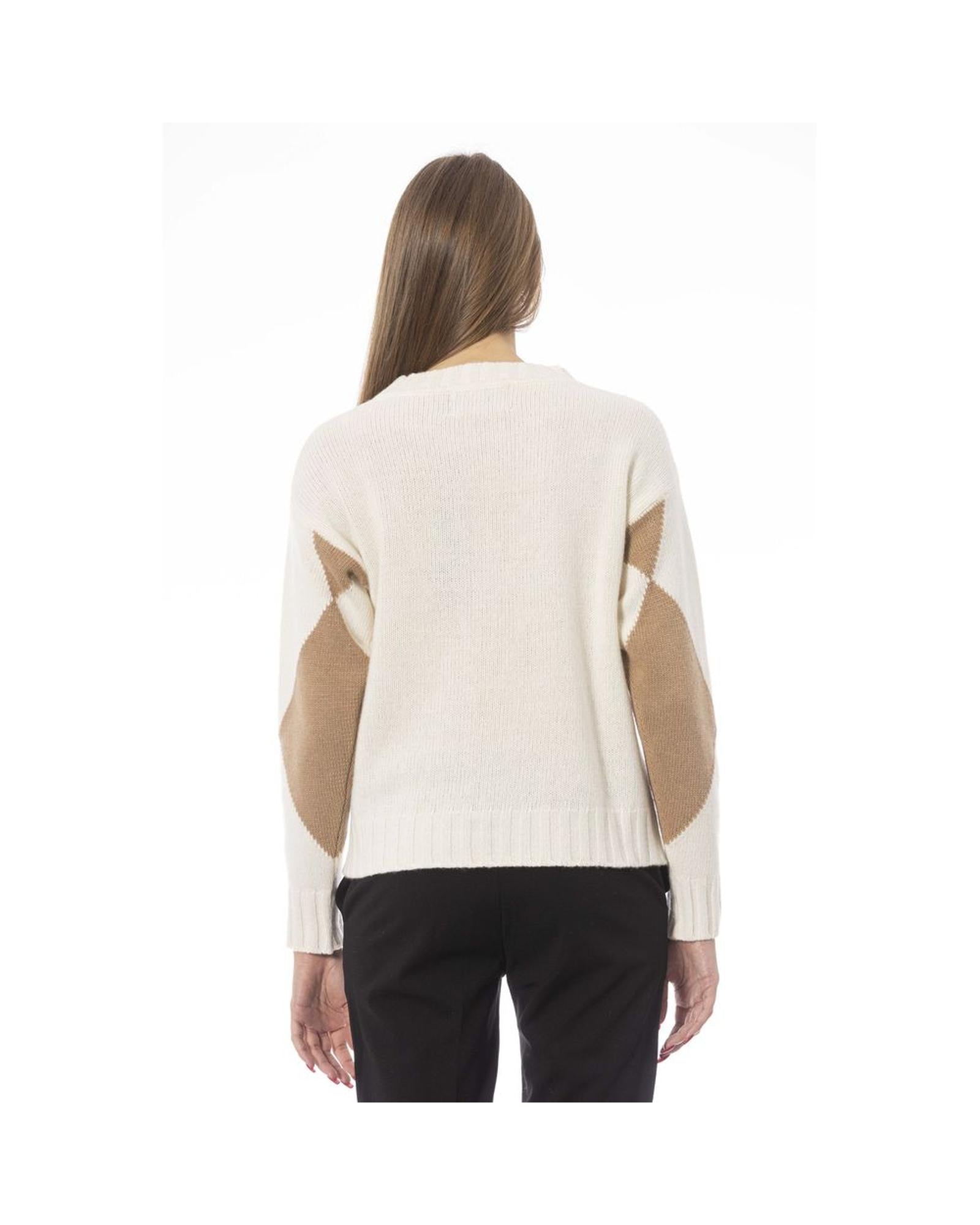 Baldinini Trend Women's Beige Wool Sweater - M