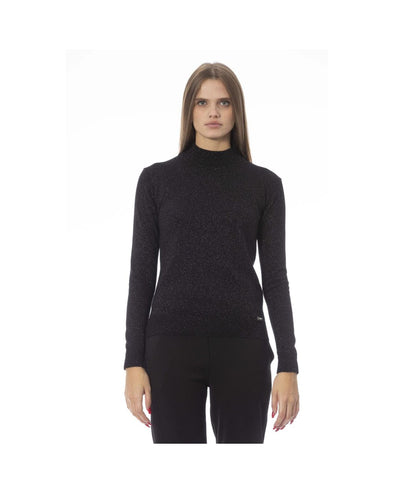 Baldinini Trend Women's Black Fabric Sweater - M