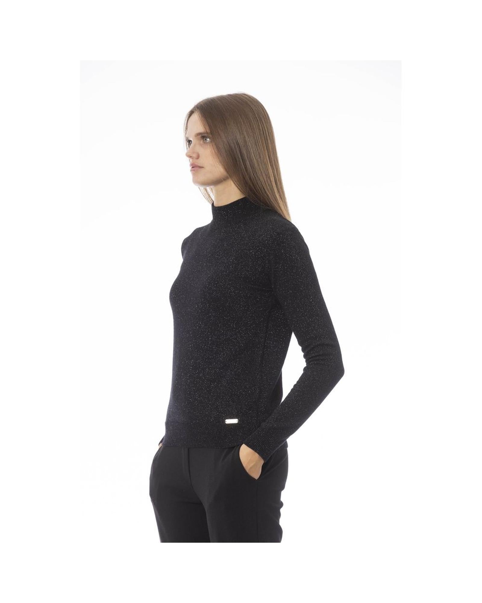 Baldinini Trend Women's Black Fabric Sweater - M