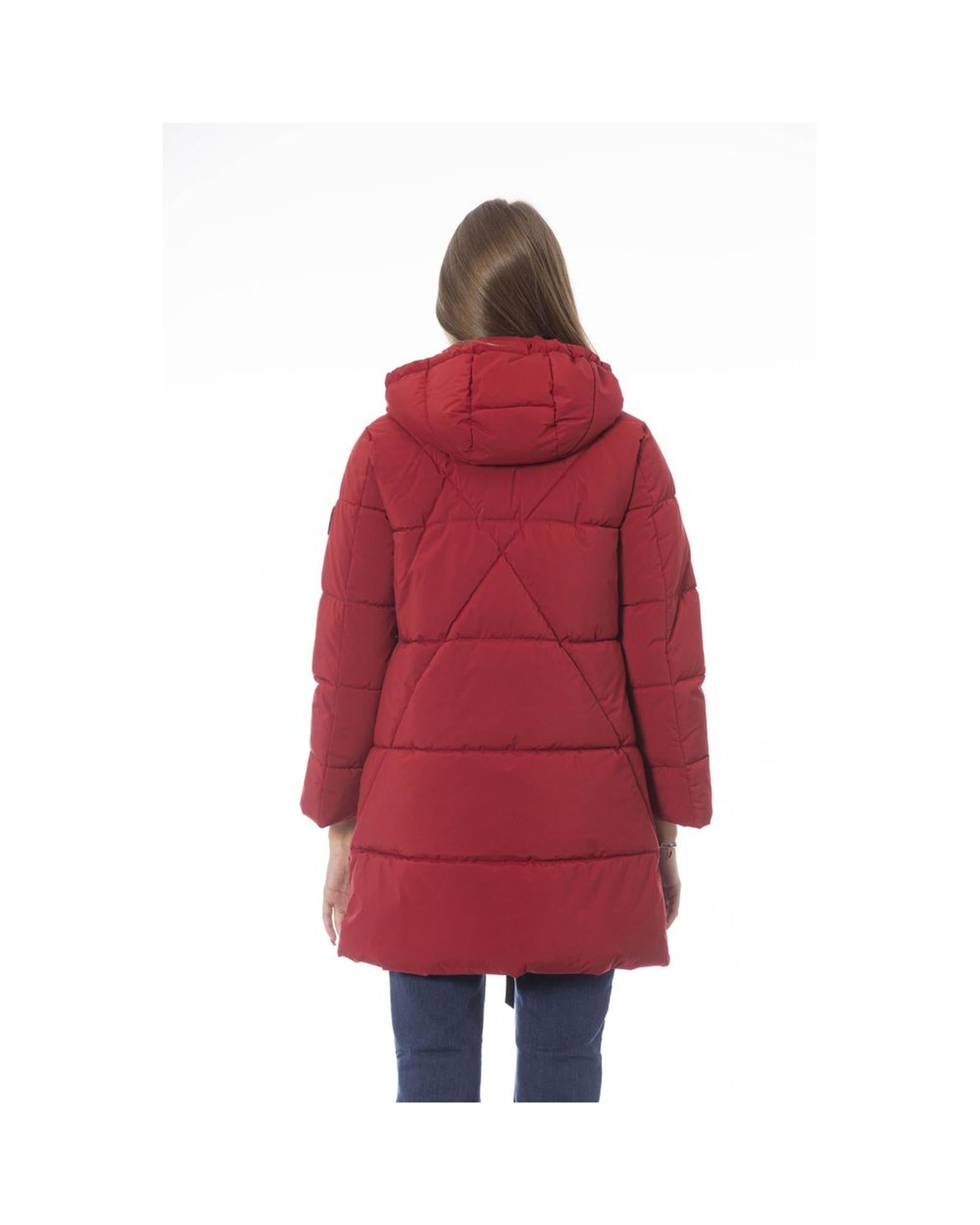 Baldinini Trend Women's Red Polyester Jackets & Coat - M