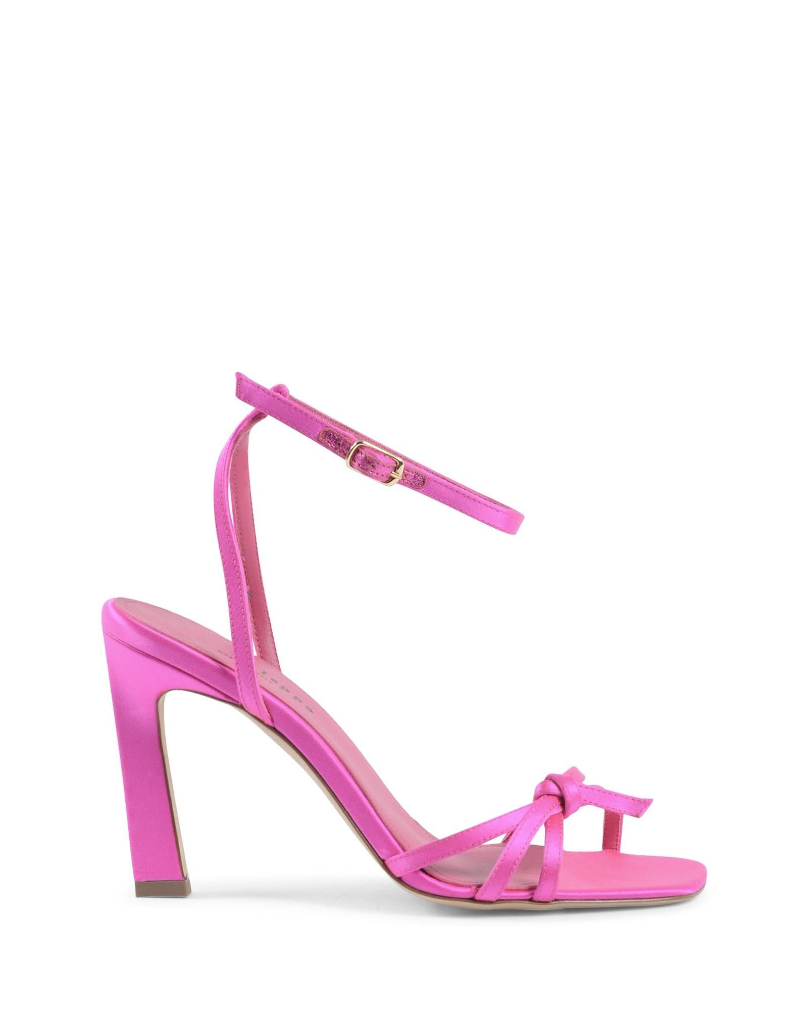 Satin High Heel Sandal - 39 EU