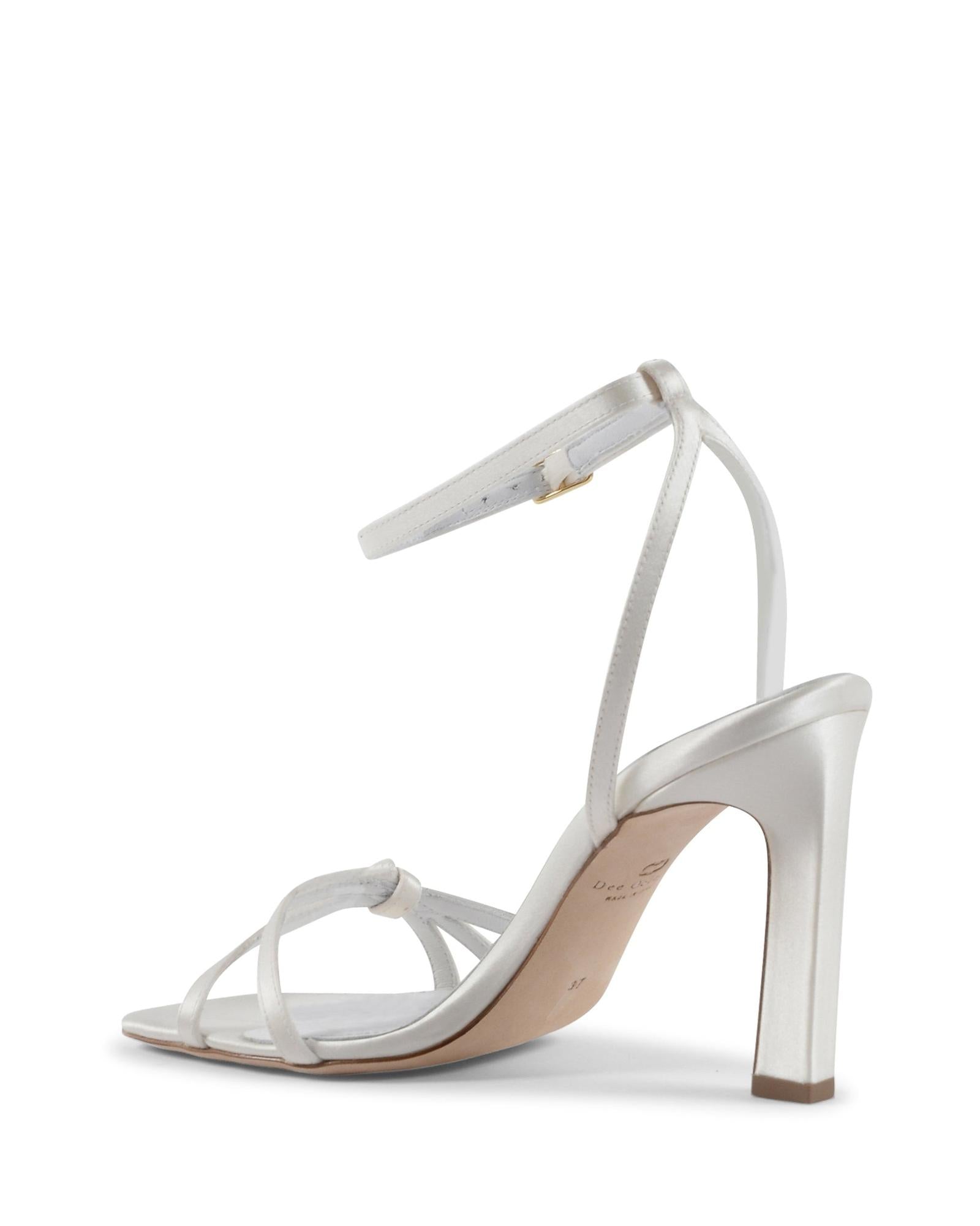 Satin High Heel Sandal - 39 EU