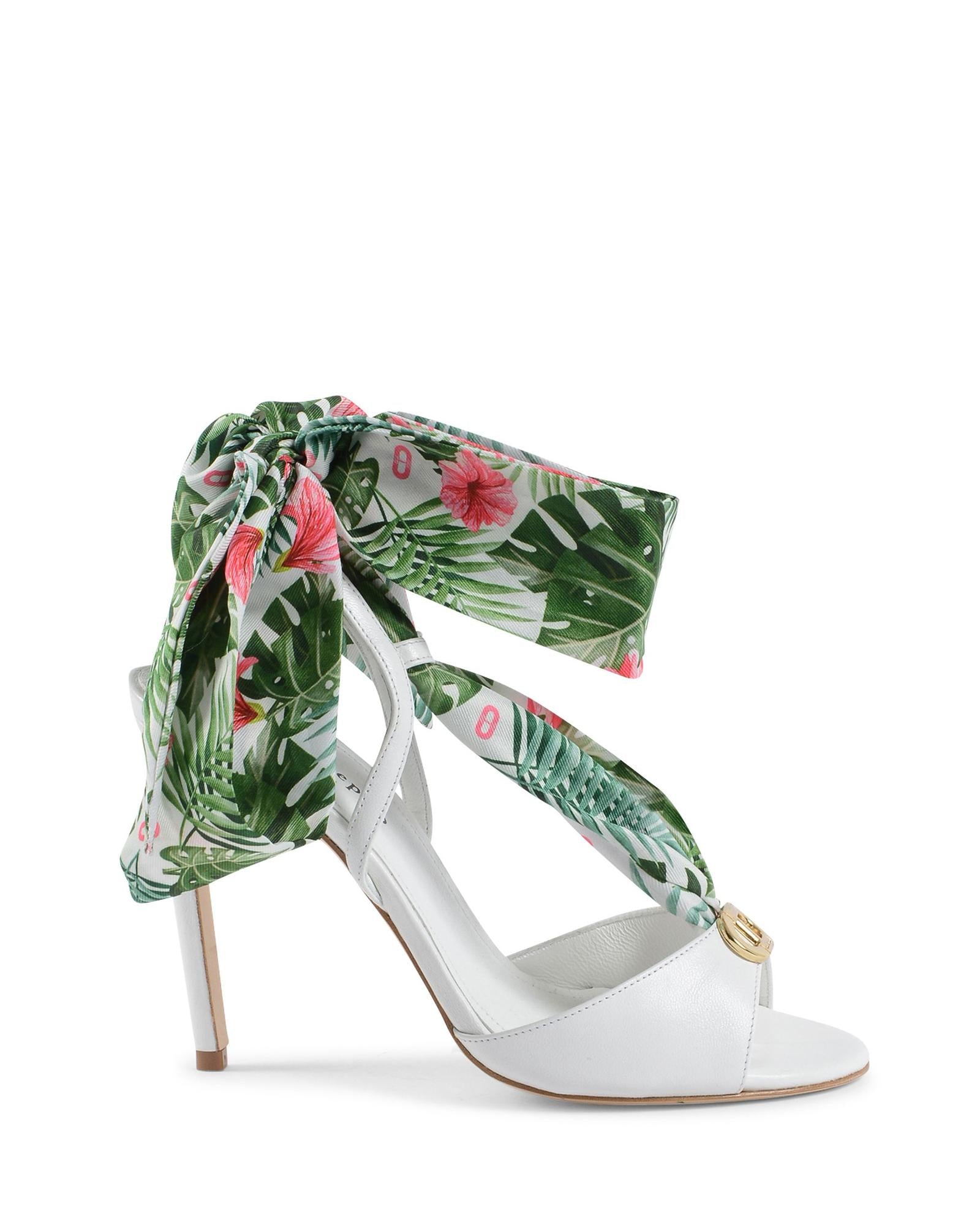 Silk Printed High Heel - 38.5 EU