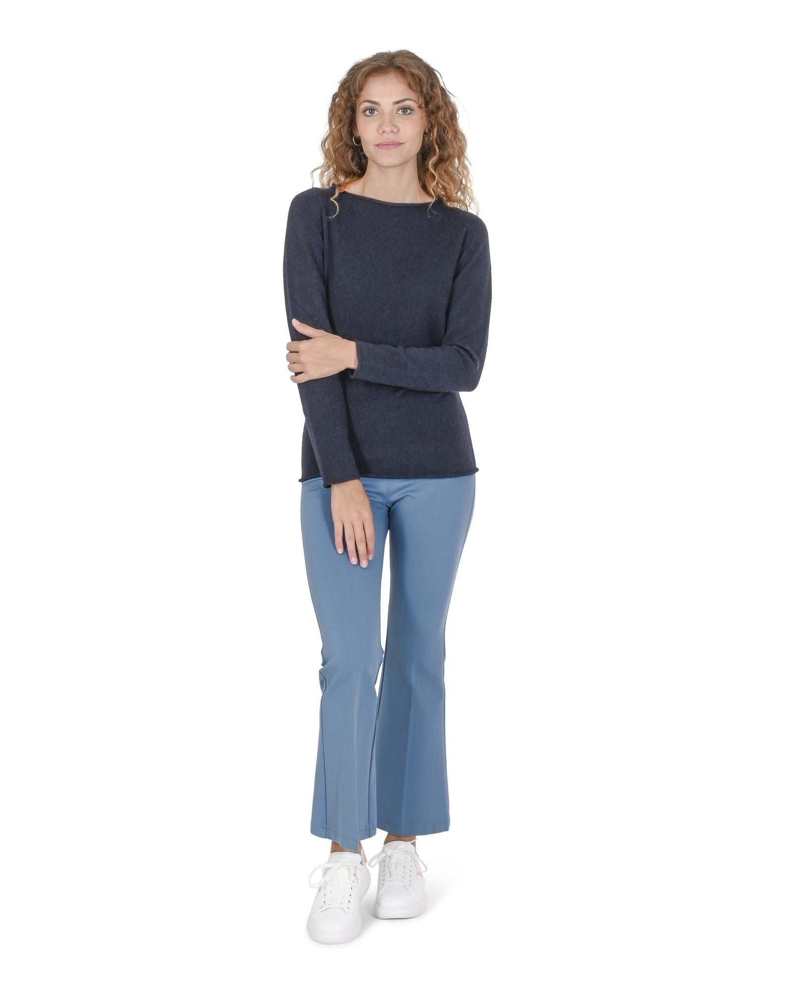 Cashmere Boatneck Sweater - L