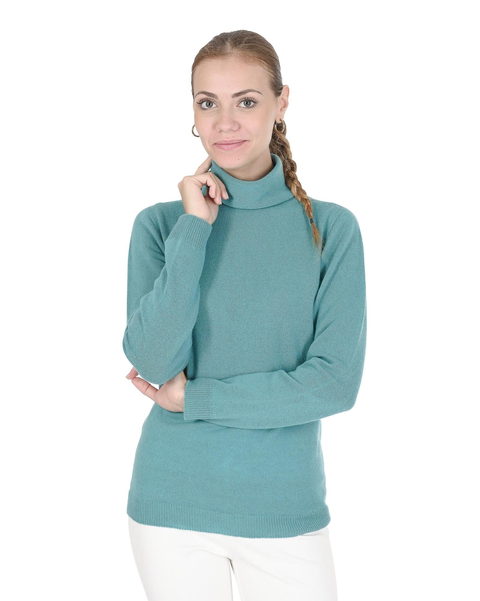 Premium Cashmere Turtleneck Sweater - M