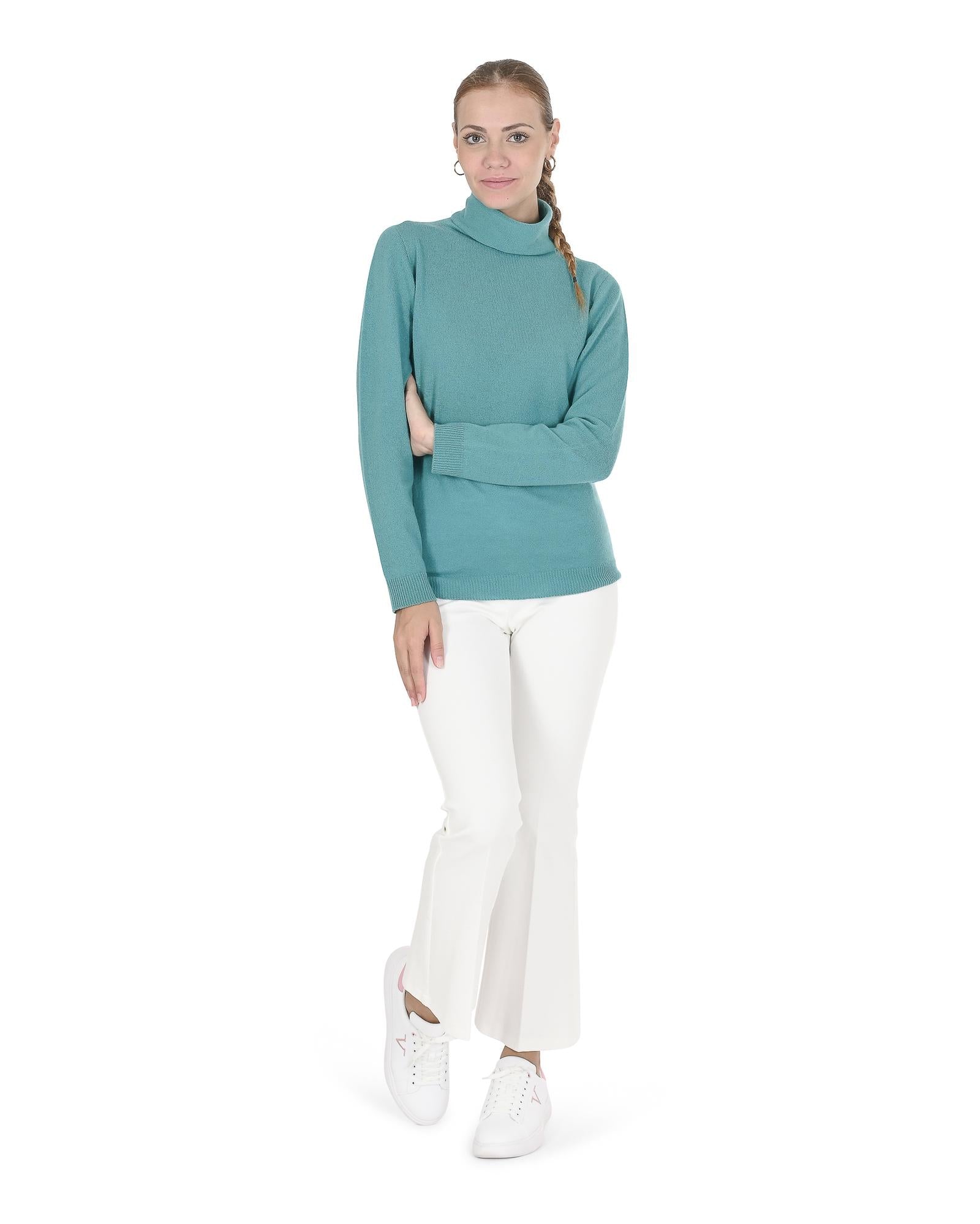 Premium Cashmere Turtleneck Sweater - M