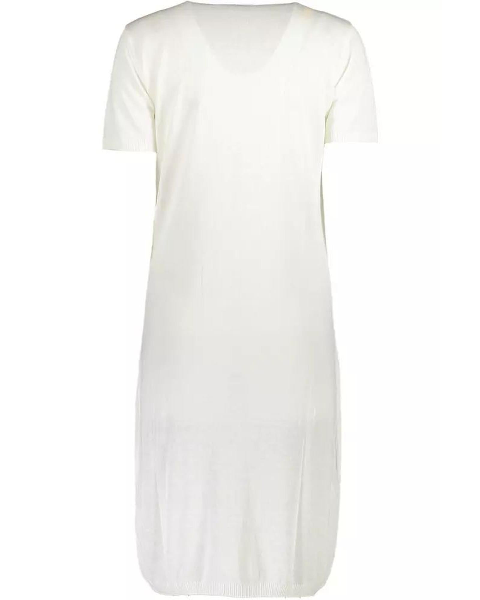 Cavalli Class Women's White Viscose Dress - L