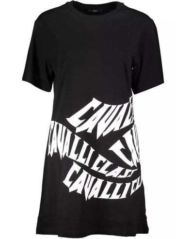 Cavalli Class Women's Black Cotton Dress - XS