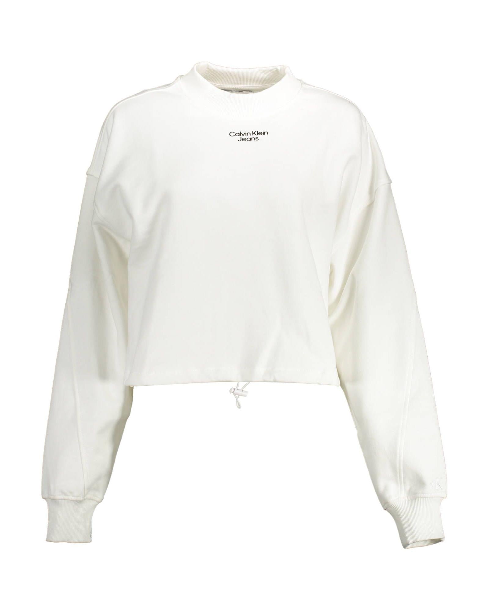 Calvin Klein Women's White Cotton Sweater - 2XL