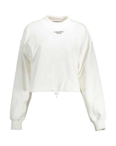Calvin Klein Women's White Cotton Sweater - 2XL