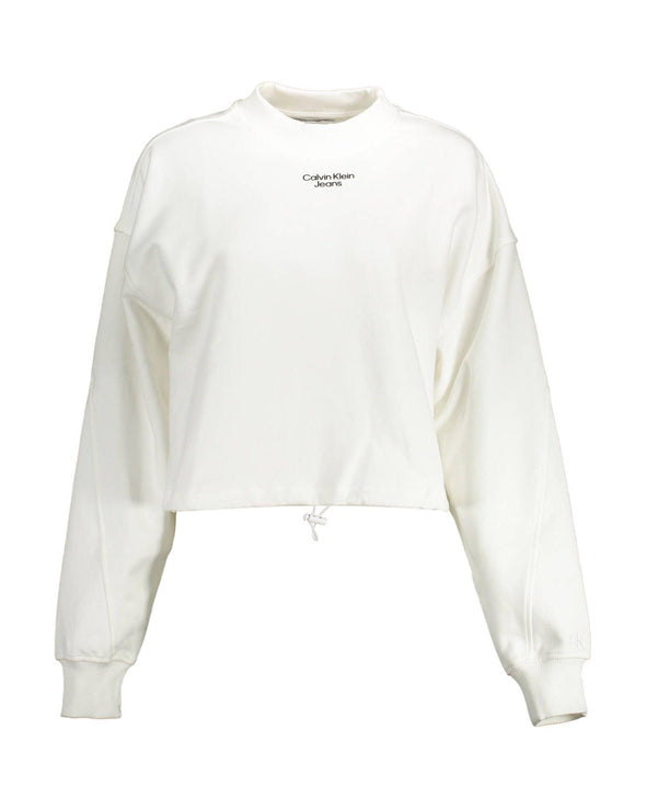Calvin Klein Women's White Cotton Sweater - 2XL