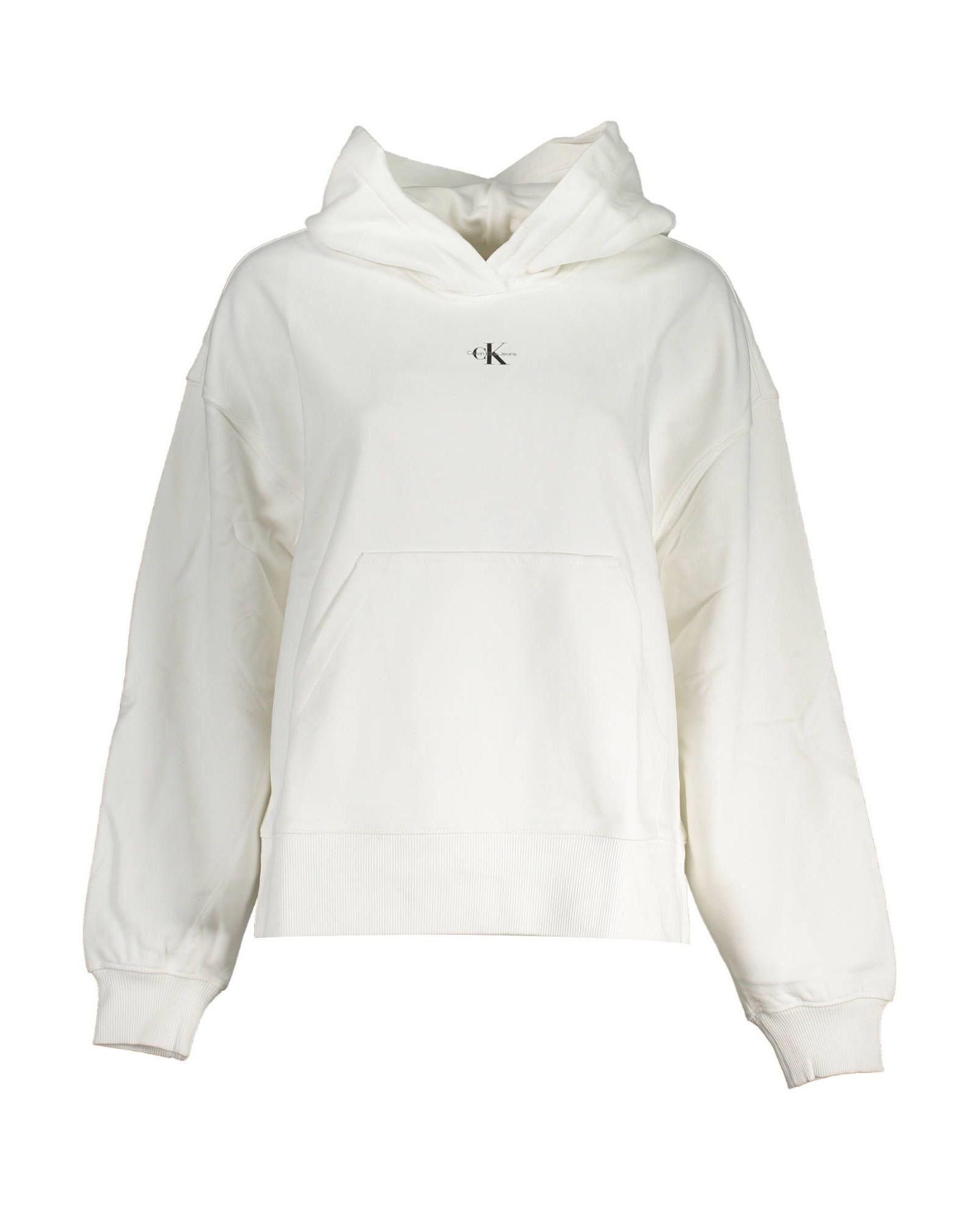 Calvin Klein Women's White Cotton Sweater - L