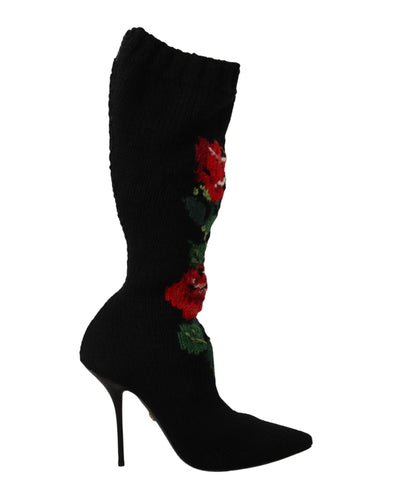 Dolce & Gabbana Stretch Socks Boots 39 EU Women