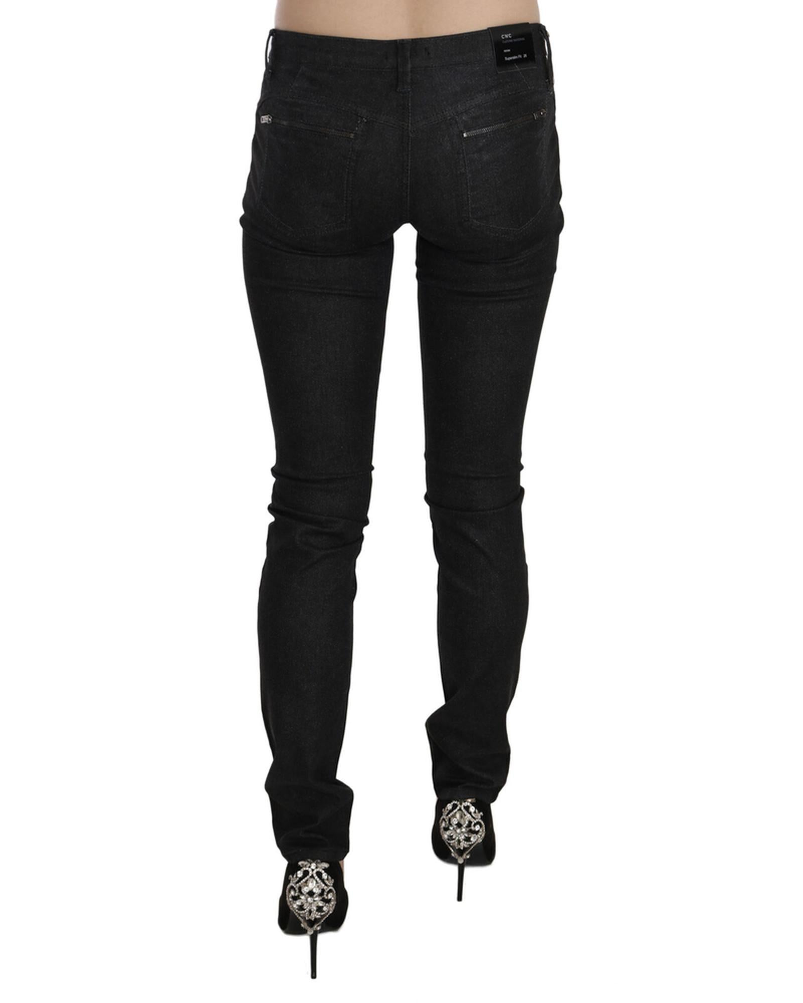 C&#8217;N&#8217;C COSTUME NATIONAL Low Waist Slim Fit Leg Skinny Jeans W26 US Women