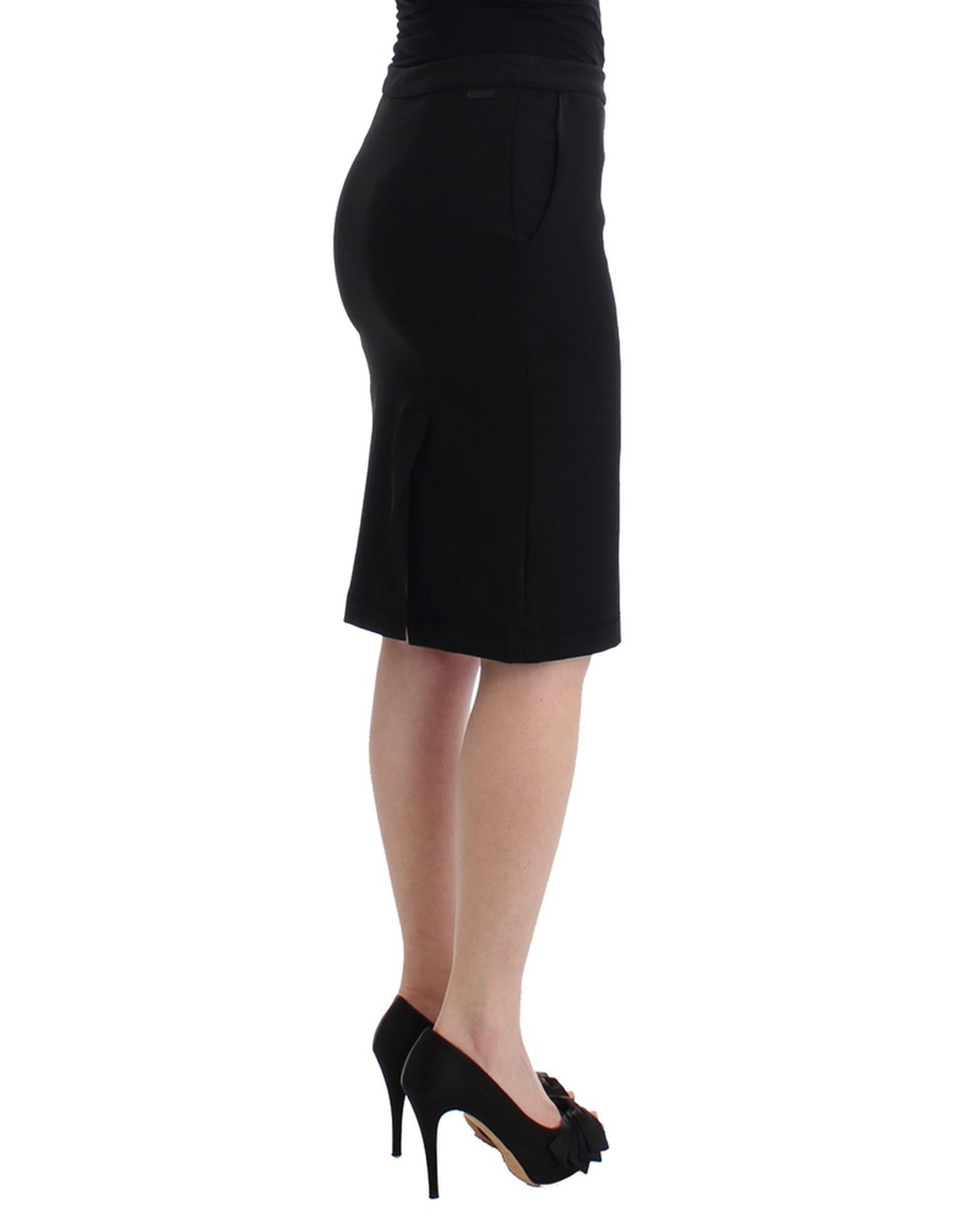 Authentic GF Ferre Pencil Skirt with Logo Details 40 IT Women