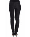 Authentic Ermanno Scervino Black Skinny Jeans with Logo Details W26 US Women