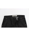 Authentic Ermanno Scervino Black Skinny Jeans with Logo Details W26 US Women