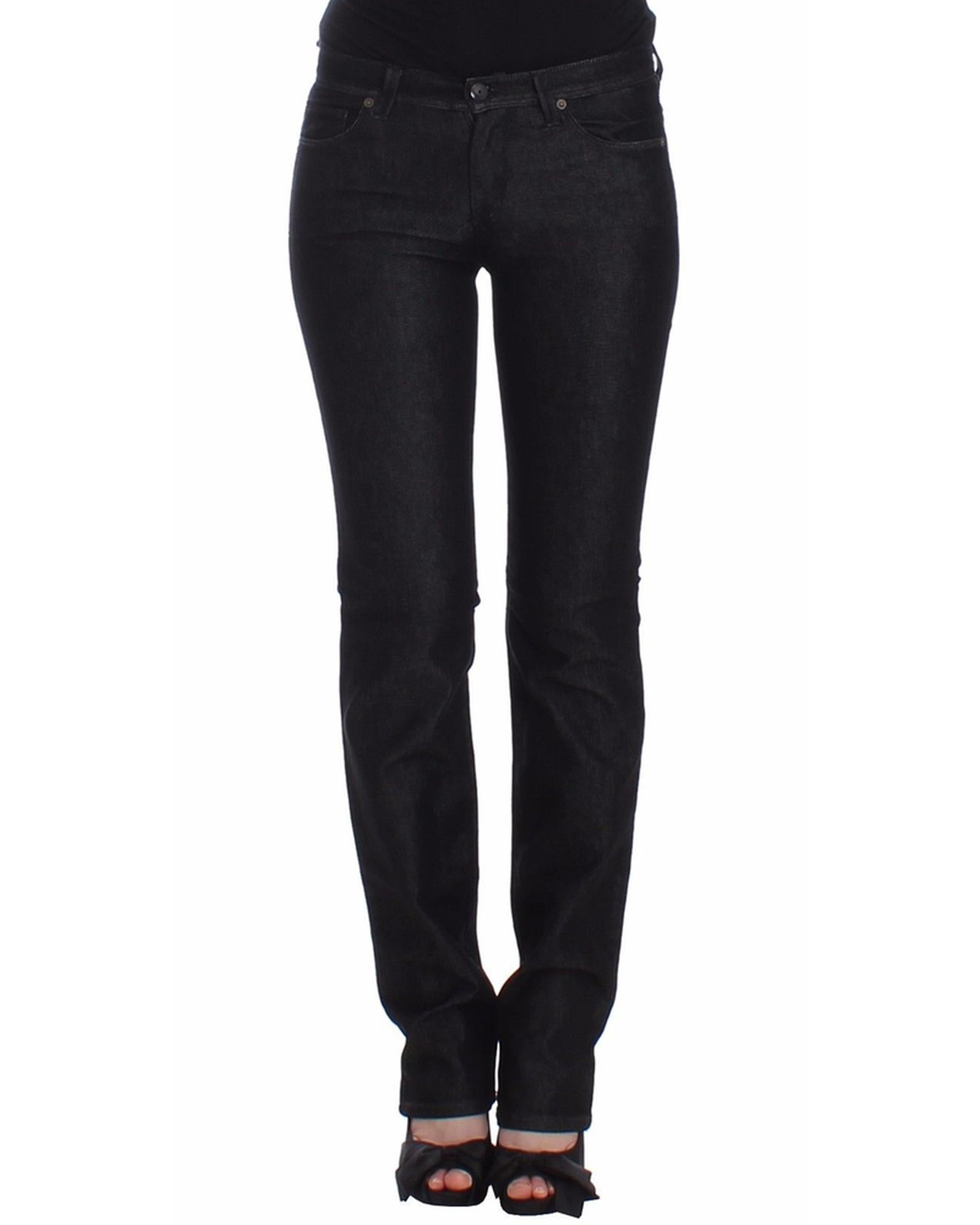 Authentic Ermanno Scervino Black Skinny Jeans W26 US Women