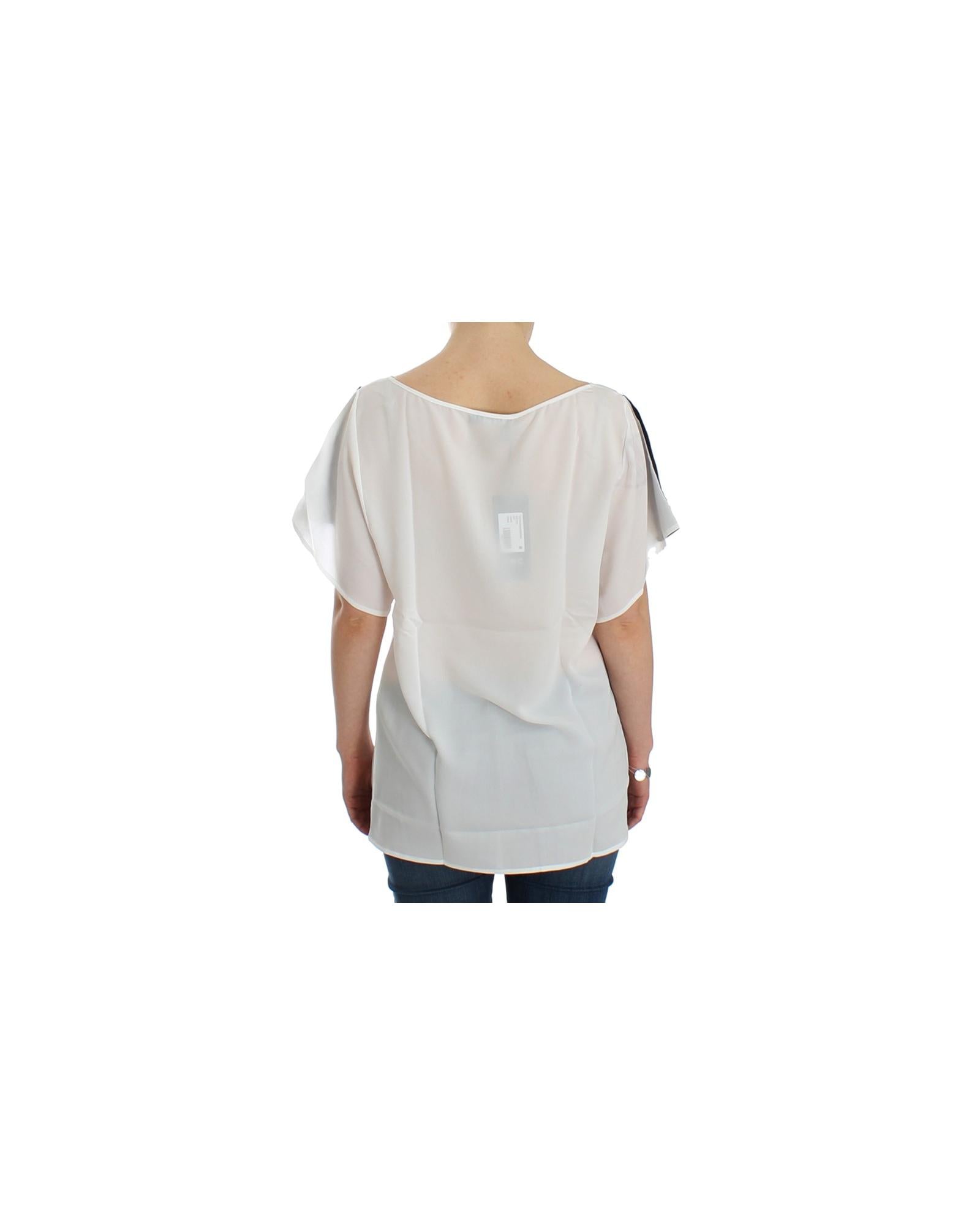 CNC Costume National V-Neck T-Shirt Blouse S Women