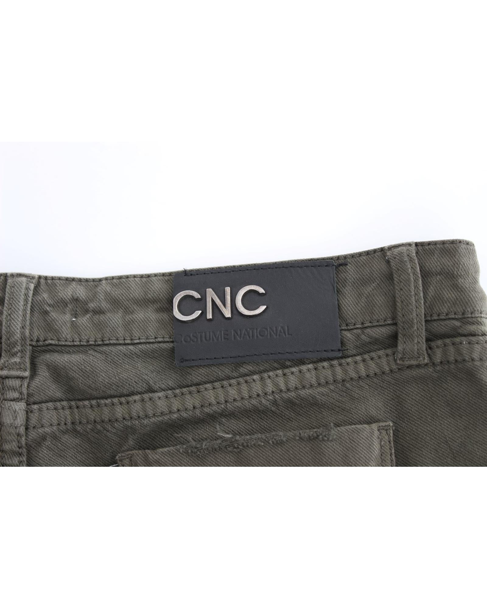 CNC Costume National Green Slim Leg Jeans W26 US Women