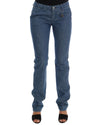Costume National Women's Blue Wash Cotton Slim Denim Jeans - W26 US
