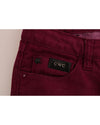 Costume National Women's Red Wash Cotton Stretch Denim Jeans - W26 US