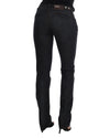 Costume National Women's Dark Blue Cotton Slim Fit Jeans - W26 US