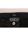 Costume National Women's Dark Blue Cotton Slim Fit Jeans - W26 US