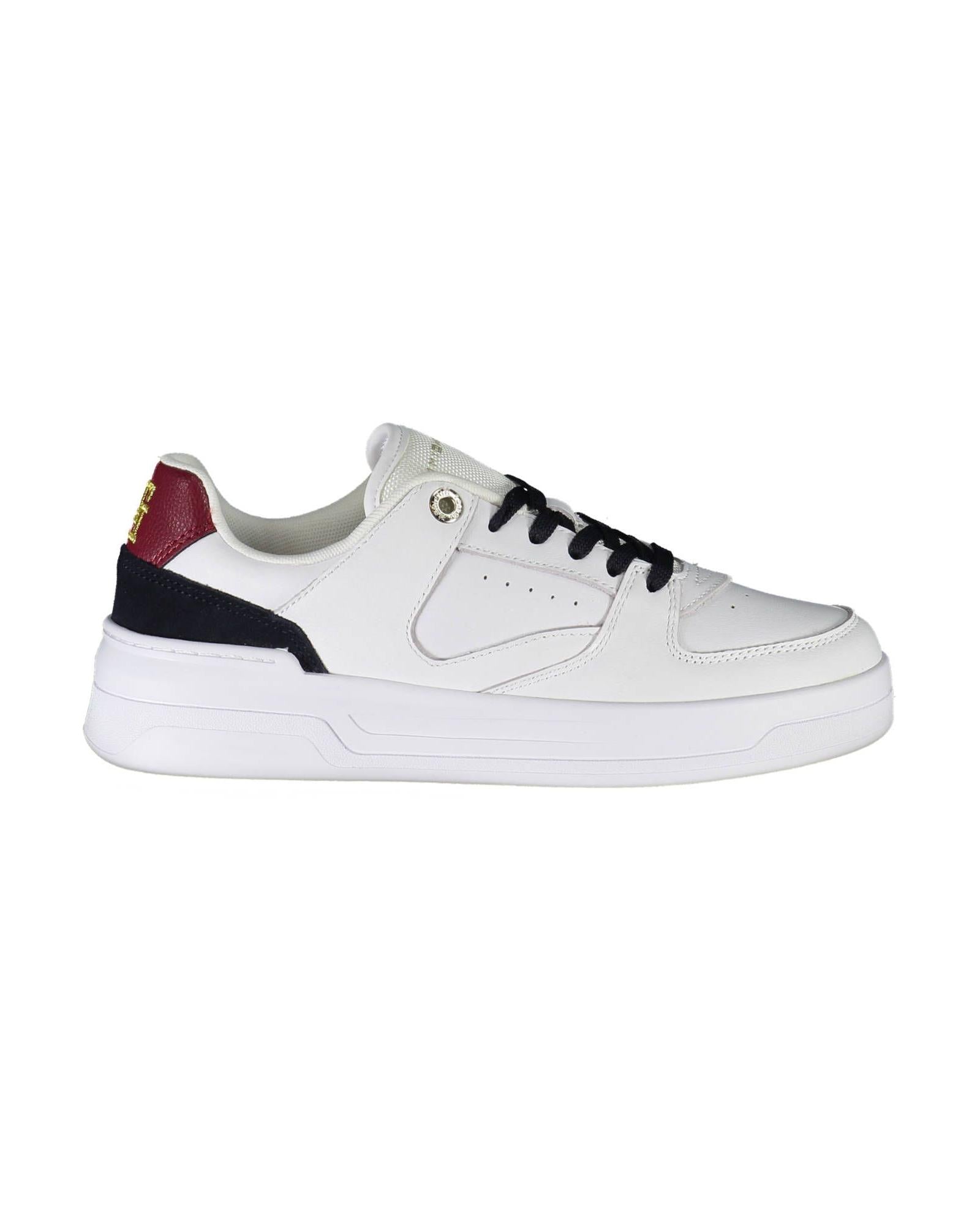 Tommy Hilfiger Women's White Polyester Sneaker - 39 EU