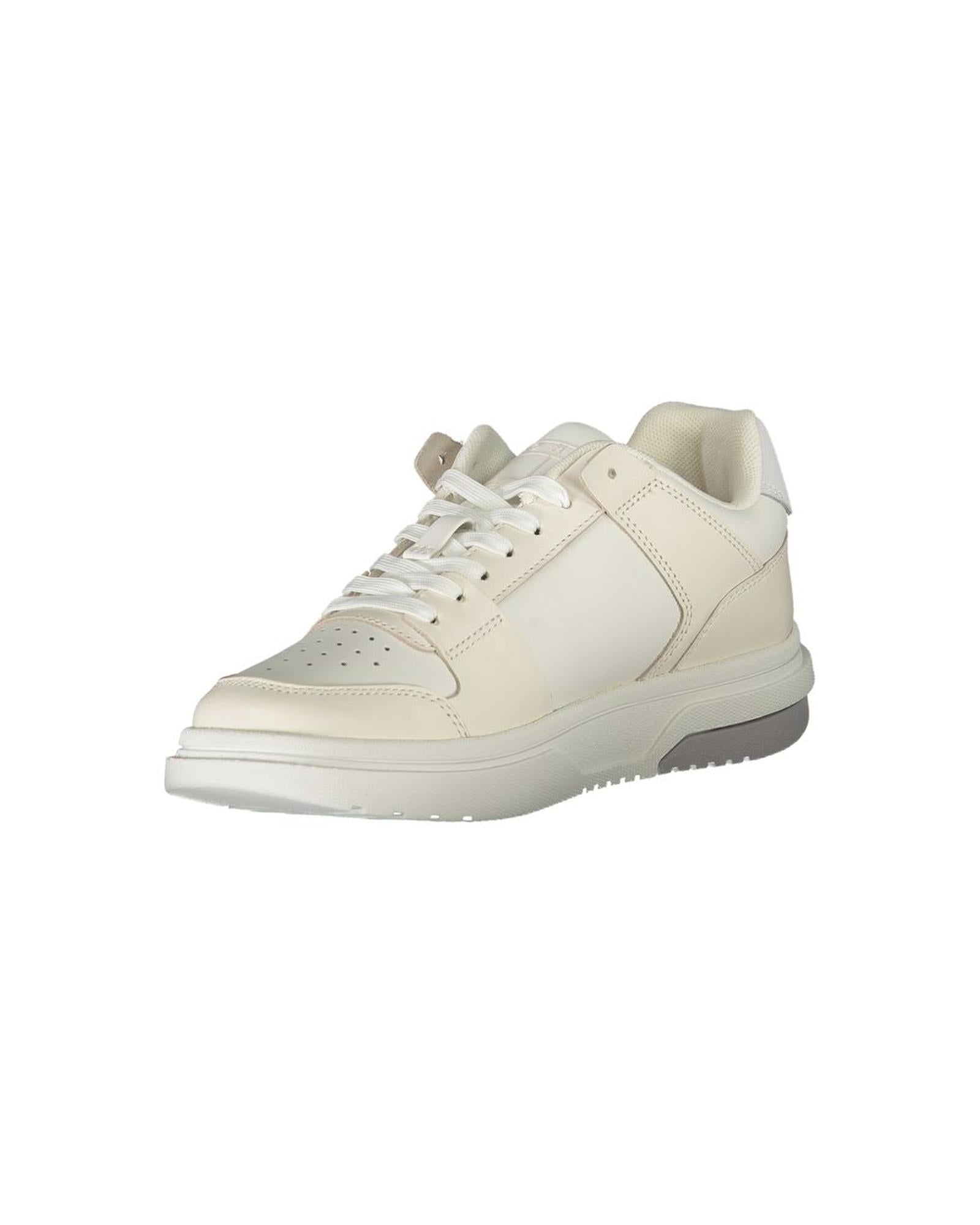 Tommy Hilfiger Women's White Polyester Sneaker - 37 EU