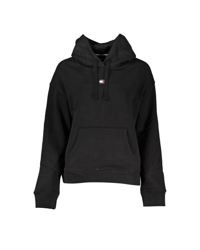 Tommy Hilfiger Women's Black Cotton Sweater - XL