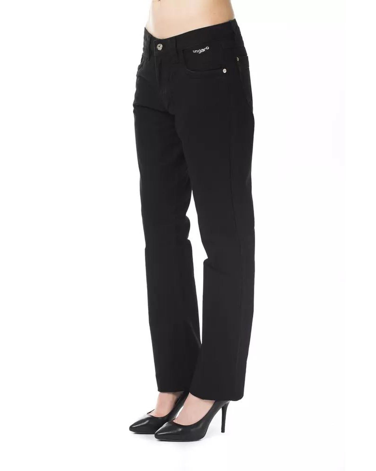 Ungaro Fever Women's Black Cotton Jeans & Pant - W32 US