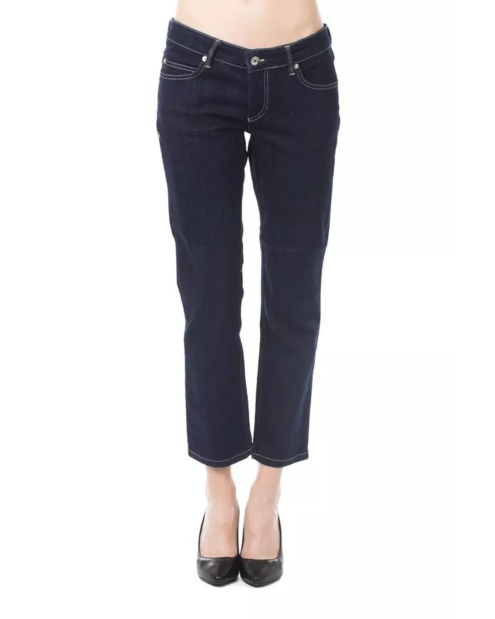 Ungaro Fever Women's Blue Cotton Jeans & Pant - W32 US