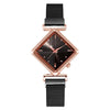 Black Diamond Dial Women Quartz Watch